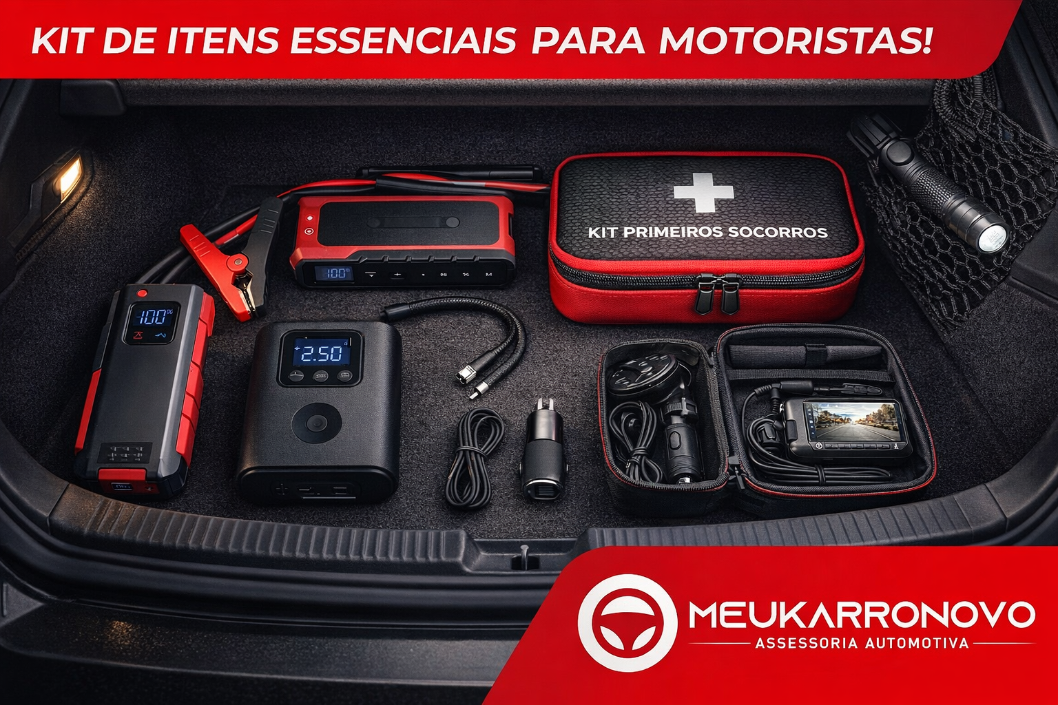 Melhores Itens Essenciais para Todo Motorista 2025