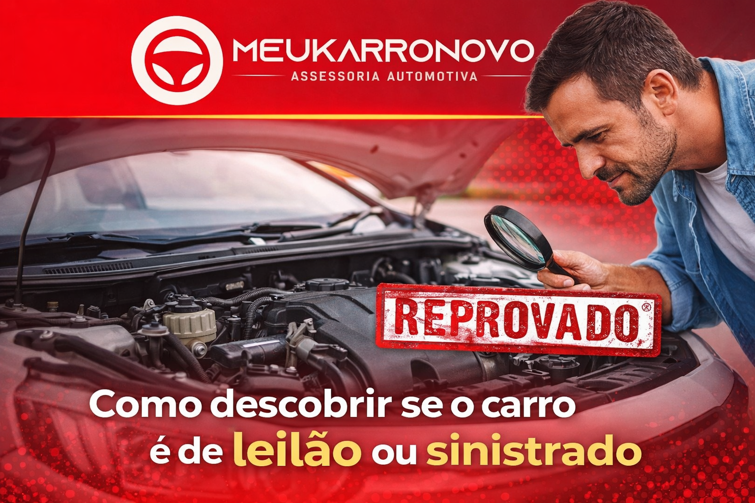 Como identificar se o carro � de leil�o ou n�oC