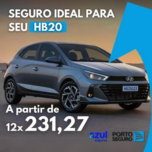 Seguro para Hyundai HB20 no Rio de Janeiro - Proteção Completa com Preços Imbatíveis!