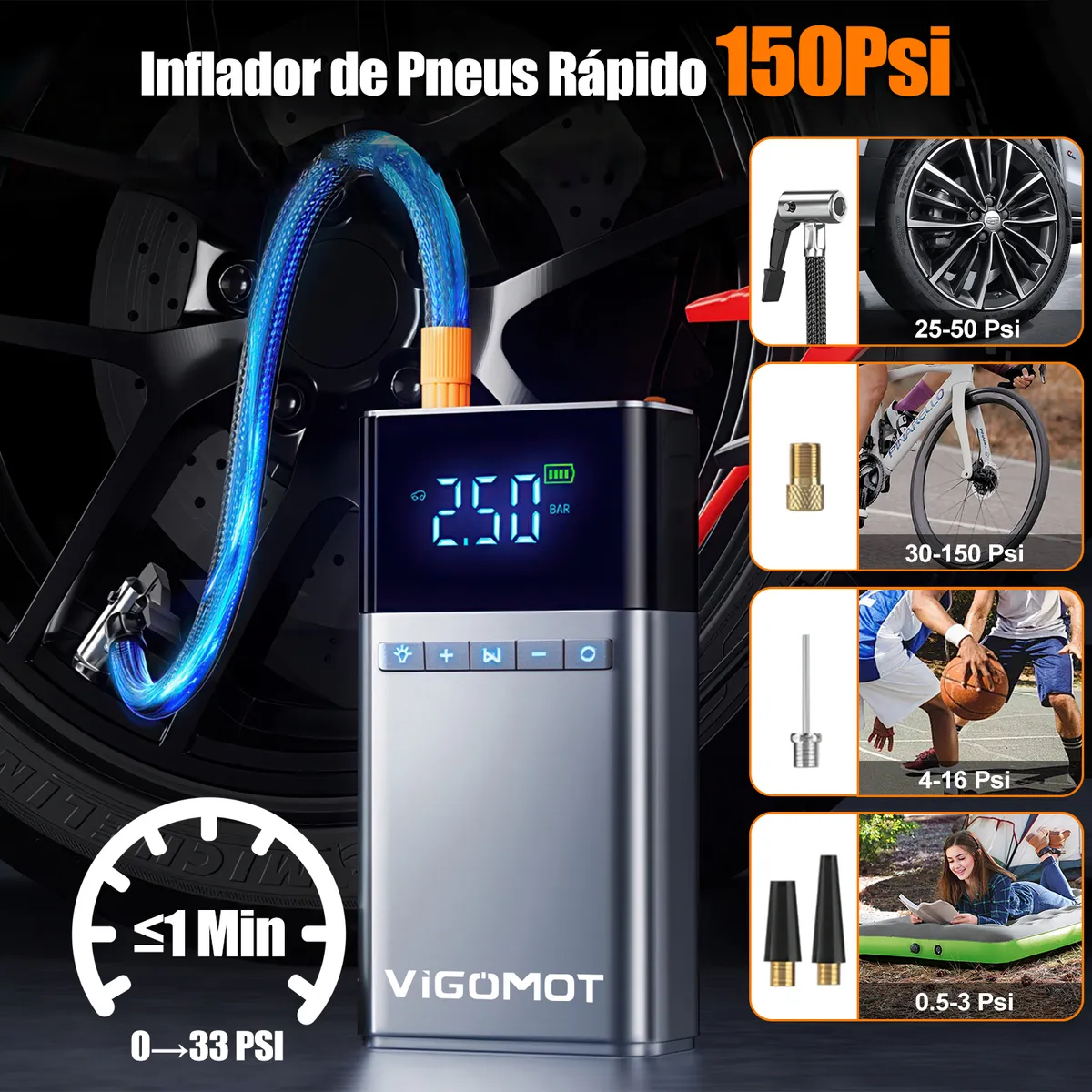 Auxiliar Partida Bateria 1000A e Compressor de Ar Portátil: O Equipamento Indispensável em 2026