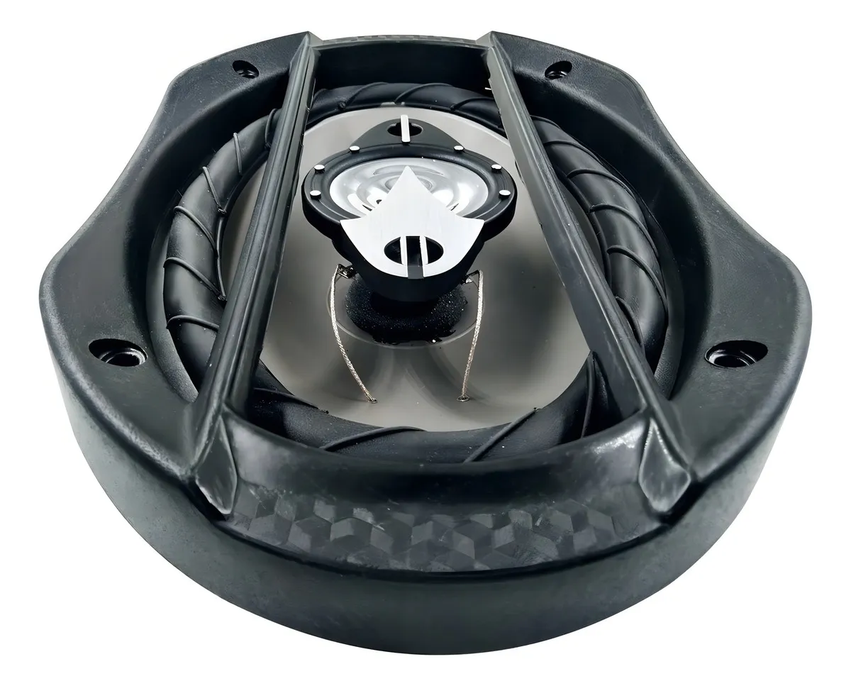 Kit Som Radio Mp3 Bluetooth + 2 Kit Alto Falante 6x9 200w Cor Prata - Oestesom