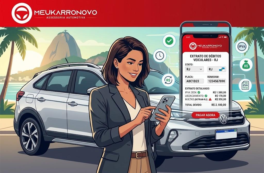 Como consultar débitos do veículo no RJ: Guia passo a passo