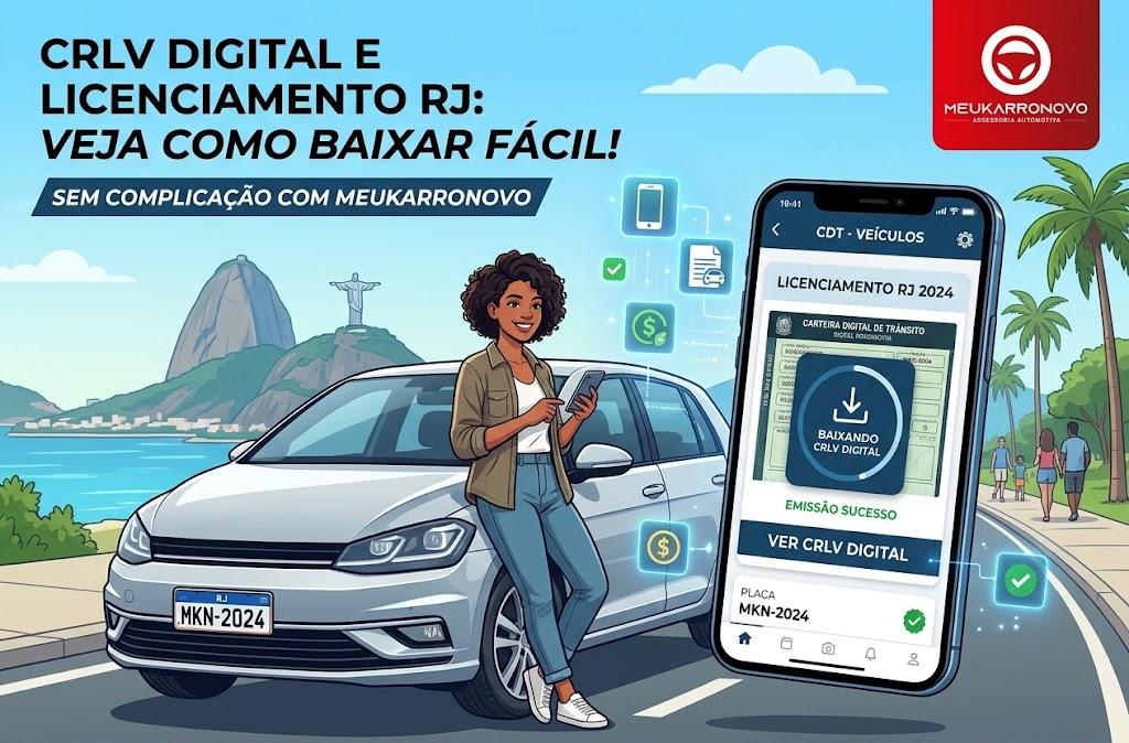 Licenciamento no RJ: Prazos, taxas e como emitir CRLV digital