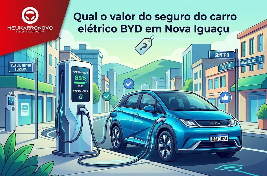 Qual o valor do seguro do carro elétrico BYD em Nova Iguaçu - RJ?