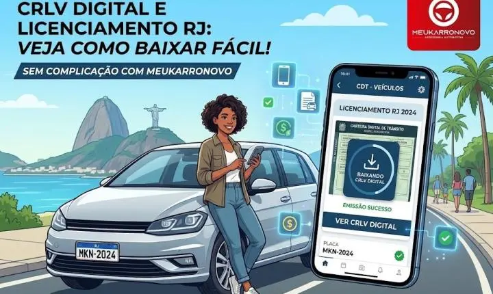 Licenciamento no RJ: Prazos, taxas e como emitir CRLV digital