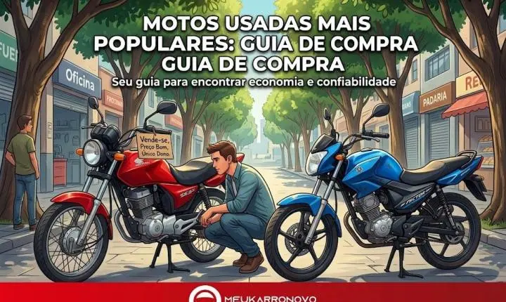 Motos Usadas Até R$ 8 Mil: O Que Avaliar Antes de Comprar | Meukarronovo