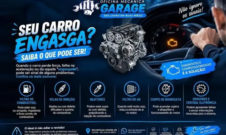 Oficina Mecânica Garage | Manutenção Automotiva em Centro, São João de Meriti - RJ