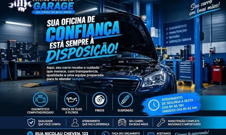 Oficina Mecânica Garage | Manutenção Automotiva em Centro, São João de Meriti - RJ
