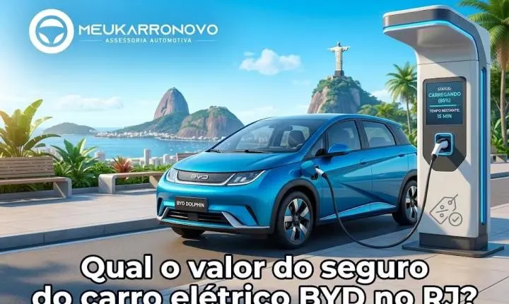 Qual o valor do seguro do carro elétrico BYD no RJ? (Guia 2026)