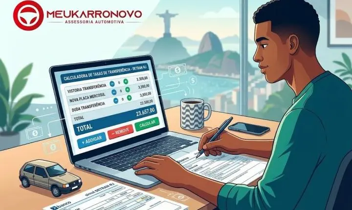 Quanto custa transferir um carro no RJ: Taxas e prazos oficiais