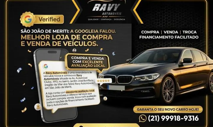 Ravy Automóveis | Revenda de Veículos em Jardim Jose Bonifacio, São João de Meriti - RJ